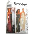 SIMPLICITY 9484 STUNNING BUSTIERS AND SKIRTS  SIZE 4-6-8-10 COMPLETE-PART CUT