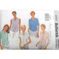 BUTTERICK 6085 SET OF SHIRTS SIZE 14-16-18 COMPLETE-CUT TO 18