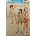 BUTTERICK 5665 GIRLS ONE PIECE DRESS SIZE 12 YEARS BREAST 30 COMPLETE