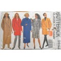 BUTTERICK 5654 VERY LOODE FITTING COAT SIZE 14-16-18  SEE LISTING-ZIPLOC