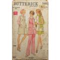 VINTAGE BUTTERICK 5661 MATERNITY ONE PIECE PINAFORE-TUNIC-BLOUSE-SKIRT-PANTS-SCARF SIZE 14 BUST 36