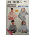BUTTERICK  5757 SET OF BLOUSES SIZE 6-8-10 COMPLETE- CUT TO SIZE 10