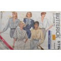 BUTTERICK 5780 SET OF BLOUSES SIZE 8-10-12 COMPLETE- CUT TO 12