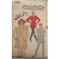 SIMPLICITY 7762 KNIT DRESS-TOP-WAISTCOAT-PULL ON PANTS SIZE 20-22-24-COMPLETE-CUT TO 24