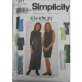SIMPLICITY 7901 SHEATH DRESS SIZE 12-14-16-COMPLETE-CUT TO SIZE 16