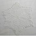 VINTAGE CROCHETED ROUND DOILY - 33 CM DIAMETER