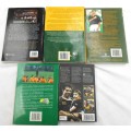FIVE DIFFERENT AUTHORS -RUGBY AUTOBIOGRAPHIES  - ONE PRICE FOR ALL FIVE TITLES