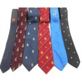 SIX DIFFERENT RUGBY NECK TIES INCLUDING SOUTH AFRICA TOUR 1993