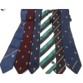 SIX DIFFERENT RUGBY NECK TIES INCLUDING HONG KONG SEVENS 1995