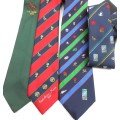 FOUR DIFFERENT RUGBY NECK TIES INCLUDING IRB RUGBY WORLD CUP 1995 & 1999-SOUTH AFRICA vs FRANCE 1993