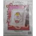 TRUE COLOURS...RIBBON EMBROIDERY-VICTORIAN MONOGRAM - COMPLETE UNUSED EMBROIDERY KIT