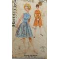 VINTAGE BUTTERICK 2502 SUB-TEEN V-DARTED DRESS SIZE 14s BUST 33 SEE LISTING