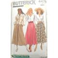 BUTTERICK 4478 SKIRT & CULOTTES SIZE 6-8-10- COMPLETE-CUT TO 10