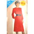 BUTTERICK  5130 LOOSE FITTING DRESS SIZE 8-10-12-14-16 COMPLETE - CUT TO 16