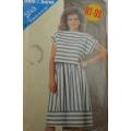 BUTTERICK  5148 TOP & SKIRT SIZE 8-10-12-14-16 COMPLETE - CUT TO 14