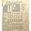 VINTAGE BUTTERICK  5165 SEMI FITTED FRONT WRAP ROBE SIZE 14 COMPLETE - ZIPLOC BAG