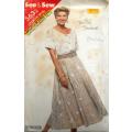 BUTTERICK 5632 TOP & SKIRT SIZE 14-16-18 COMPLETE-UNCUT-F/FOLDED