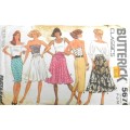 BUTTERICK 5676 SET OF SKIRTS SIZE P-S-M (6-14) COMPLETE-CUT TO 10-12