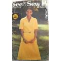 BUTTERICK 5818 TOP-SKIRT SIZE 12 COMPLETE