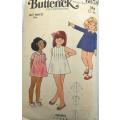 BUTTERICK 6678 TODDLERS A-LINE DRESS SIZE 2 YEARS BREST 21 COMPLETE-EXTRA PATTERN SUPPLIED