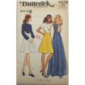 BUTTERICK 6636 EVENING HIGH FITTED DRESS SIZE 10 BUST 32 1/2 COMPLETE