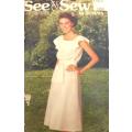 BUTTERICK 6069 LOOSE FITTING DRESS SIZE LARGE 16-18 COMPLETE-UNCUT-F/FOLDED