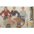 BUTTERICK 6197 SET OF BLOUSES SIZE 14-16-18 COMPLETE CUT TO 18