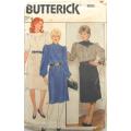 BUTTERICK 6095 LOOSE FITTING PULLOVER DRESS SIZE 8 COMPLETE