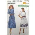 BUTTERICK 6100 DRESS WITH LOOSE FITTING BODICE SIZE 14-16-18 COMPLETE-UNCUT-F/FOLDED