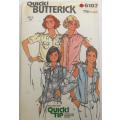 BUTTERICK 6107 BLOUSES SIZE 10 COMPLETE