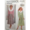 BUTTERICK 6265 TOP & SKIRT SIZE 12-14-16 COMPLETE-UNCUT-F/FOLDED