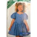 BUTTERICK 6409 LOVELY GIRLS DRESS SIZE 2-3-4-5-6- YEARS COMPLETE-UNCUT-F/FOLDED