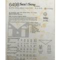 BUTTERICK 6498 GIRLS DRESS-SCARF SIZE C 5-6-6X YRS COMPLETE-PG 3 OF SEWING INSTRUCTIONS NOT SUPPLIED