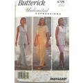 BUTTERICK 6706 FITTED TOP-SKIRT-PANTS SIZE 6-8-10-12 COMPLETE