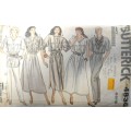 BUTTERICK 4836 DRESS-TOP-SKIRT-PANTS SIZE 8-10-12 COMPLETE- CUT TO SIZE 12