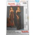 BURDA 2590 EVENING DRESS & ROBE SIZE 8 - 20 COMPLETE-UNCUT-F/FOLDED