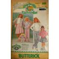 BUTTERICK 3996 CABBAGE PATCH-JACKET-SKIRT-PANTS-DOLL`S CLOTHES-TRANSFER SIZE 7-8-10 YEARS-COMPLETE
