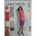 McCALLS M6551 DRESSES & BELT SIZE XS-S-M COMPLETE-COMPLETE CUT TO M (12-14)