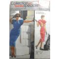 BURDA 6278 DRESS WITH BACK FEATURE SIZE 8-18 - COMPLETE-UNCUT-F/FOLDED
