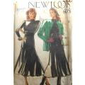 NEW LOOK PATTERNS 6053 JACKET-TOP-SKIRT SIZE 8-18 COMPLETE-NO SEWING INSTRUCTIONS- ZIPLOC