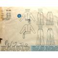 VOGUE 9147 TOP & SKIRT SIZE 14-16 COMPLETE-PAGE 1 -2 SEWING INSTRUCTIONS NOT SUPPLIED-ZIPLOC