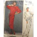 VOGUE 1510 EVENING LENGTH DRESS WITH DRAPE SIZE 16 SEE LISTING