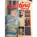 KNITTING & SEWING VALUE -APRIL 1986 -124 PAGE MAGAZINE WITH PATTERNS