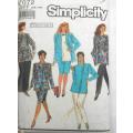SIMPLICITY 7072 SLIM SKIRT-PANTS-RUNIC-UNLINED JACKET SIZE 18W-24W COMPLETE-MOSTLY UNCUT