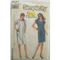 SIMPLICITY 8567 FRONT BUTTON DRESS SIZE 16-18-20 - SEE LISTING
