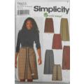 SIMPLICITY 9823 SET OF SKIRTS SIZE 16-18-20-22 COMPLETE-SEE LISTINGS