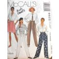 McCALLS 6625 PANTS SIZE EX LARGE 20-22 COMPLETE-NO SEWING INSTRUCTIONS SUPPLIED