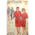 BUTTERICK 3658 UNISEX ROBE SIZE LARGE (42-44) COMPLETE-NO SEWING INSTRUCTIONS SUPPLIED-ZIPLOC