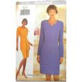BUTTERICK 3749 LOOSE FITTING DRESS WITH SWEETHEART NECK SIZE 12-14-16 COMPLETE-CUT TO 16