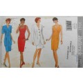 BUTTERICK 3941 DRESS-JACKET SIZE 12-14-16 COMPLETE-NO SEWING INSTRUCTIONS